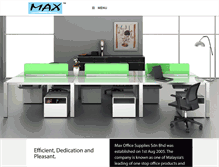 Tablet Screenshot of maxoffice.com.my